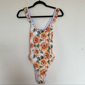 high cut One Piece Swimsuit